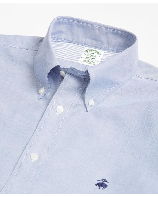 brooks brothers milano fit oxford sport shirt