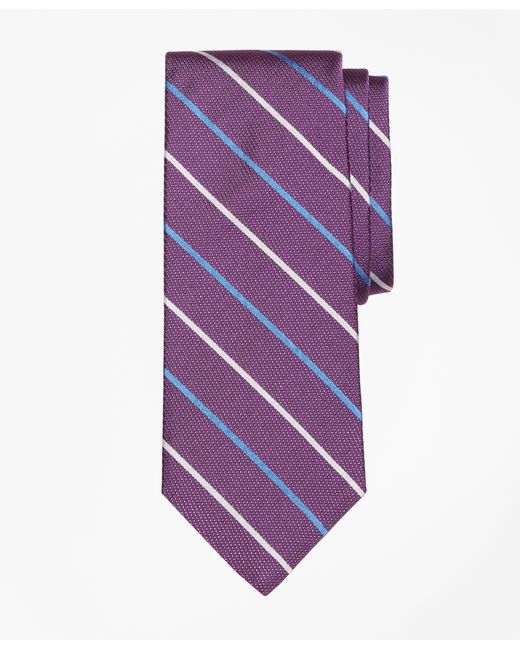 Brooks brothers Bar Stripe Tie in Purple for Men | Lyst