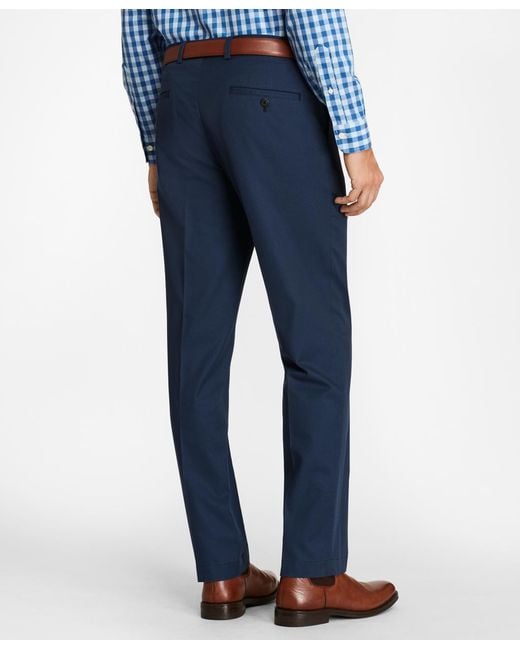 Lyst - Brooks Brothers Clark Fit Multi-check Stretch Advantage Chinos ...