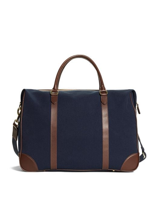 brooks brothers canvas duffle bag