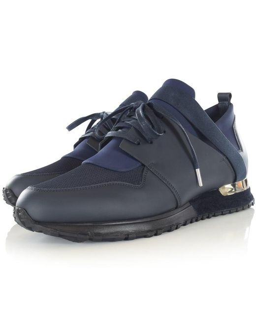 Mallet Footwear Mallet Navy Elast Trainers in Blue for Men Lyst