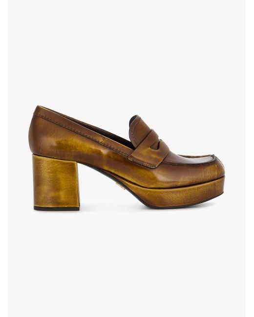 prada loafer pump