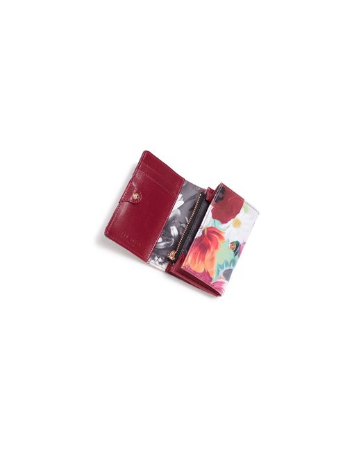 Ted baker Floral Swirl Mini Wallet in Multicolor (Fuchsia) Lyst