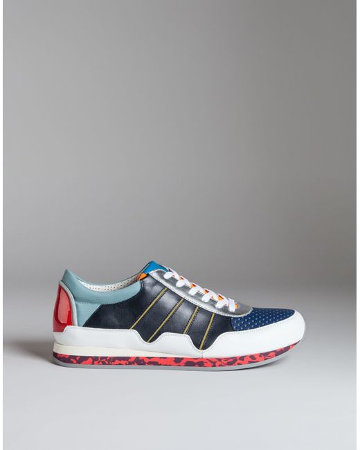dolce and gabbana calfskin sneakers