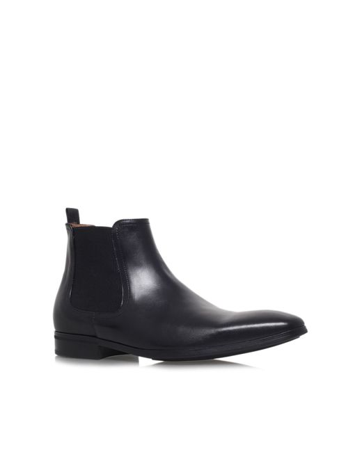 Kurt geiger Gerald Leather Boots Chelsea in Black for Men | Lyst