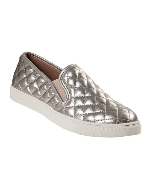 Steve madden Ecentrcq Slip-On Sneakers in Silver (Platinum) - Save 30% ...