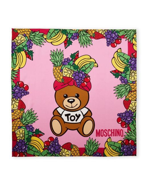 moschino teddy scarf