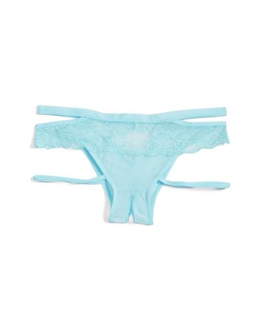 Honeydew intimates 'lucy' Open Gusset Hipster Briefs in Blue (SOMETHING