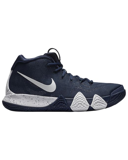 kyrie irving shoes white and blue