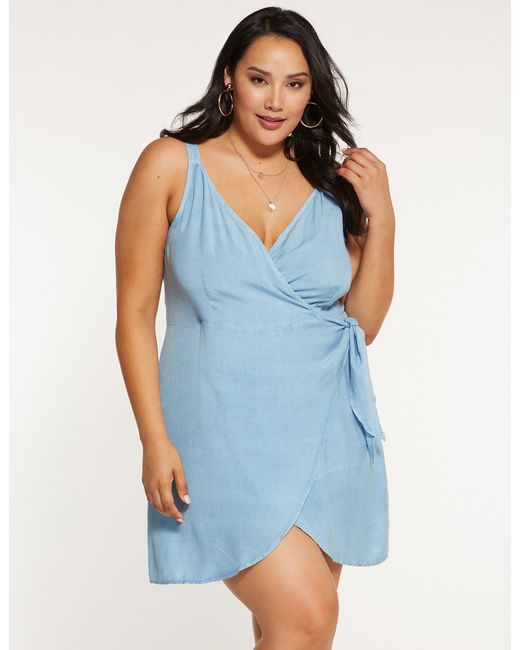 charlotte russe wrap dress