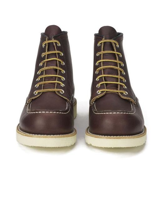 red wing mens lace up boots