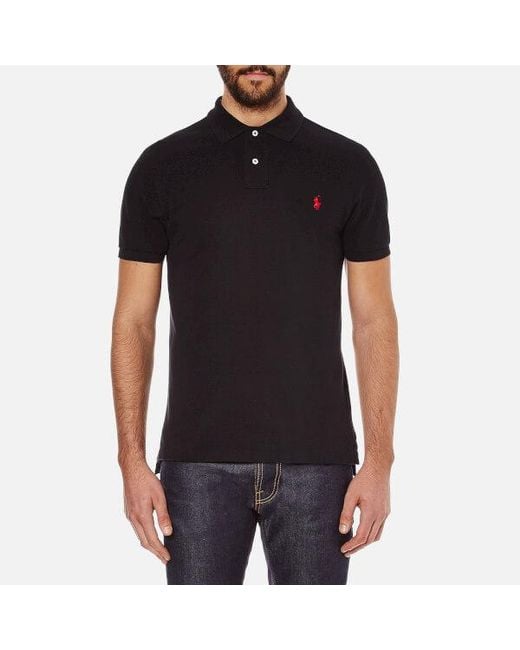 Download Lyst - Polo Ralph Lauren Men's Slim Fit Short Sleeved Polo ...