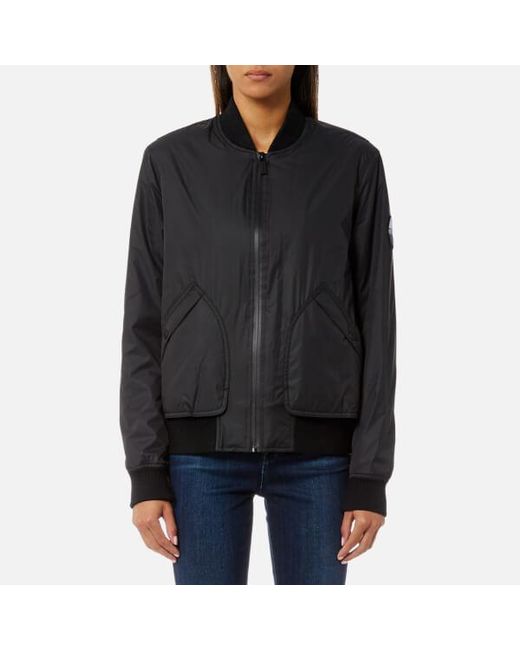 Hunter Women S Original Insulated Er Jacket In Black Lyst Hunter Black Women S Original Insulated Er Jacket
