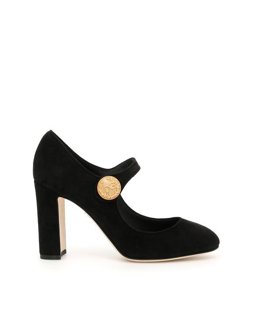 Lyst - Dolce & Gabbana Mary Jane Pumps in Black - Save 62.96296296296296%