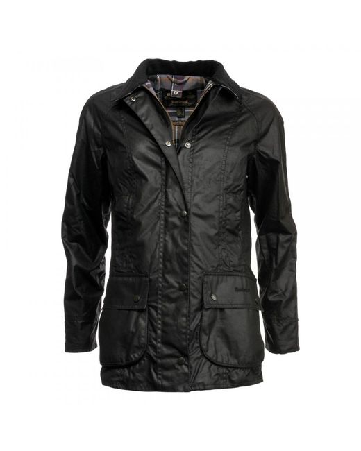 Barbour Classic Beadnell Ladies Wax Jacket (aw16) in Black - Lyst