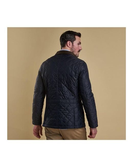 Lyst - Barbour Quilted Sander Mens Jacket in Blue for Men