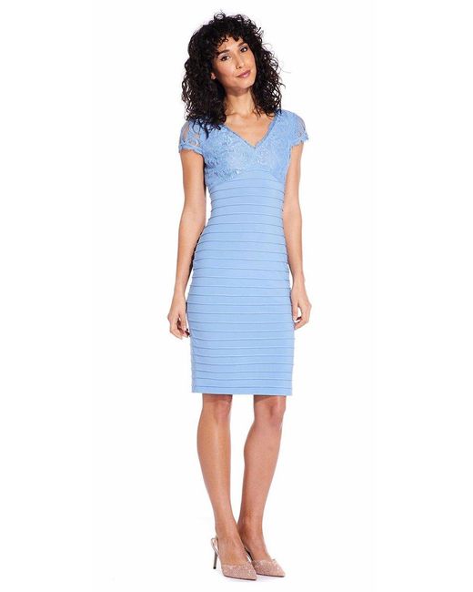 adrianna papell light blue