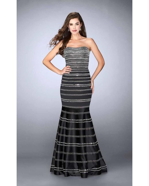 Rhinestone Embellished Prom Dresses