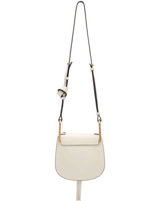knock off chloe handbags - Chlo Hudson Mini Leather Shoulder Bag in White | Lyst