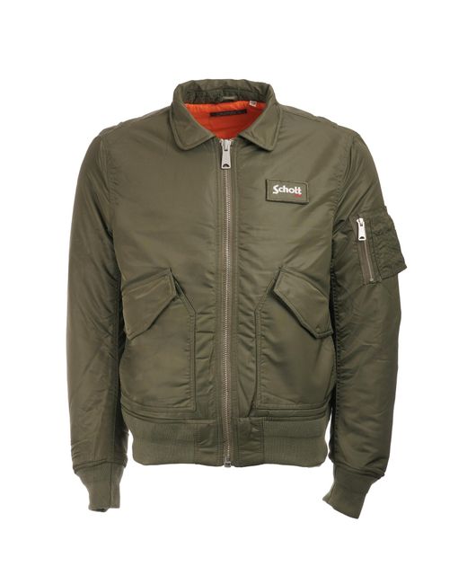 Lyst - Schott Nyc Schott Cwu-R Khaki Bomber Flight Jacket 210100 in ...