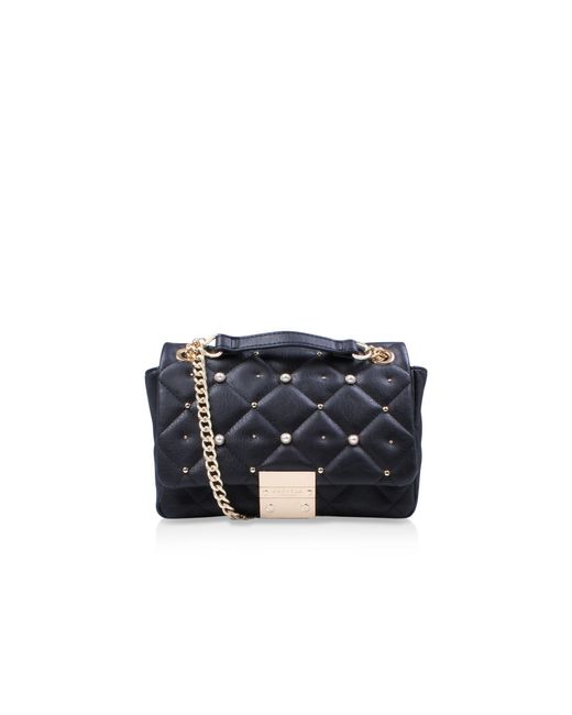 carvela harper quilted shoulder bag