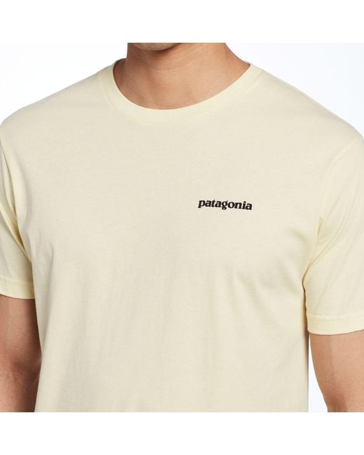 patagonia yellow tshirt