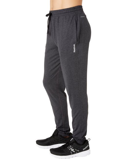 reebok men's jersey tapered pants