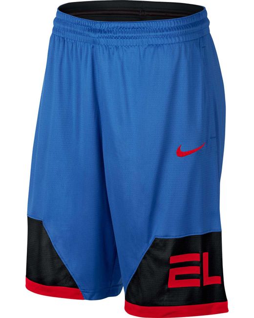 Download Lyst - Nike Dry Elite Block Basketball Shorts in Blue for Men