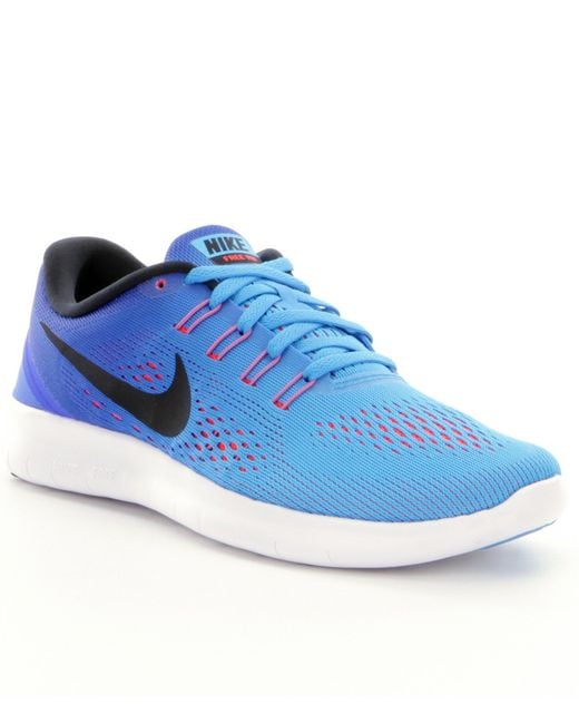 womens nike blue running shoes