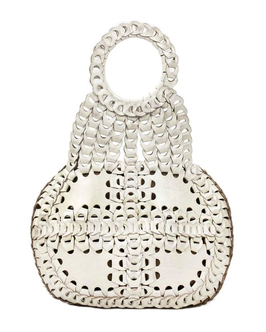 Patricia nash Leather Chain Link Collection Pisticci Shoulder Bag in ...