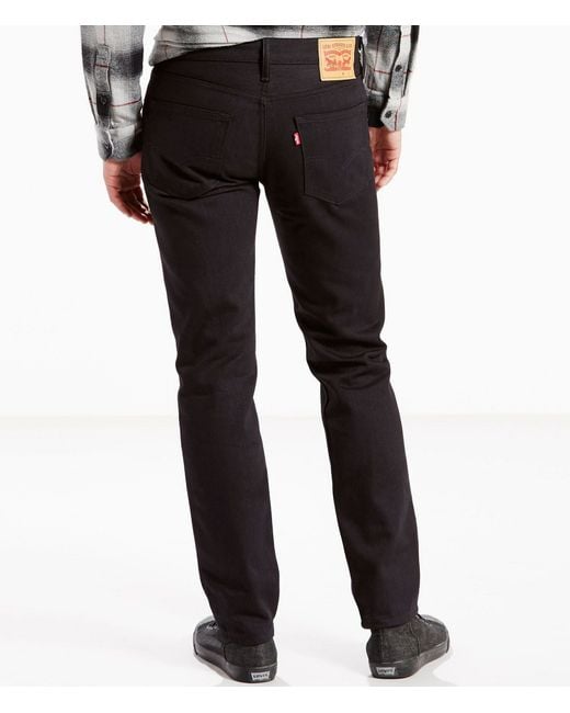 Levi's Levi´s® 511 Slim-fit Rigid Jeans in Black for Men | Lyst