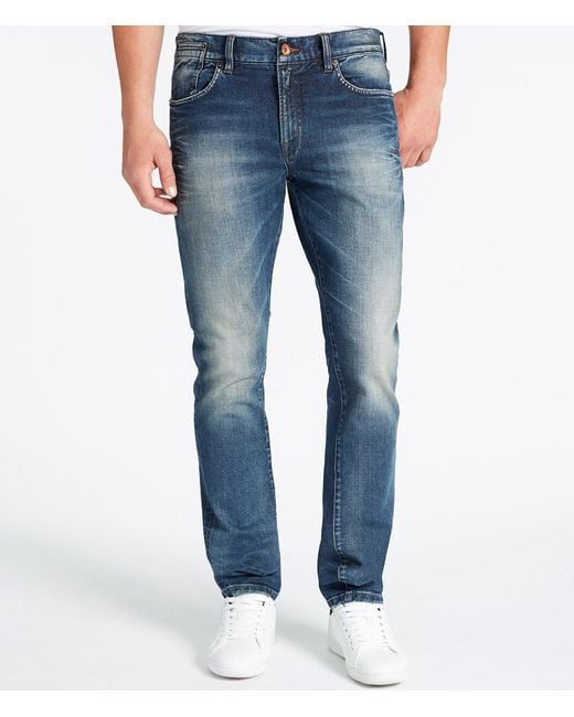 William rast Memphis Relaxed Tapered Jeans in Blue for Men | Lyst