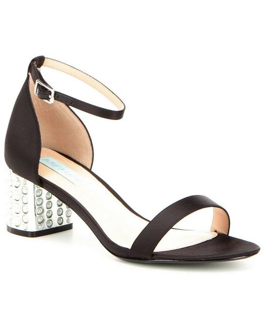 betsey johnson mel block heel