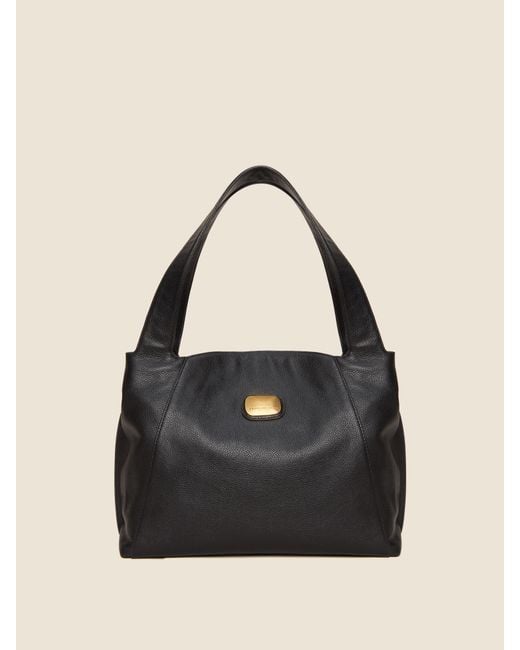 Lyst Dkny Leather Hobo Bag In Black Dkny Black Leather Hobo Bag Lyst
