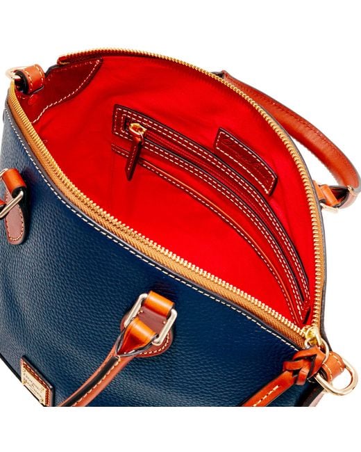 dooney & bourke pebble darcy satchel