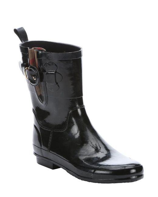 burberry short rain boots