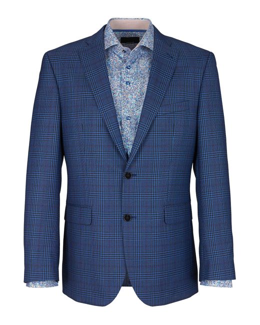 Bäumler | Blue Prince Of Wales Check Jacket for Men | Lyst