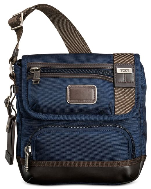 Tumi Bravo Barstow Crossbody Messenger Bag in Blue for Men (Navy) | Lyst