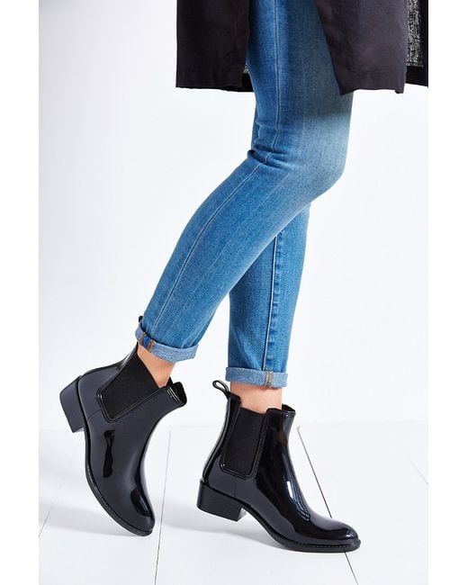 Jeffrey campbell Stormy Rain Boot in Black | Lyst