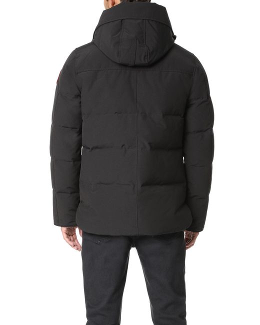 canada goose men's macmillan parka black