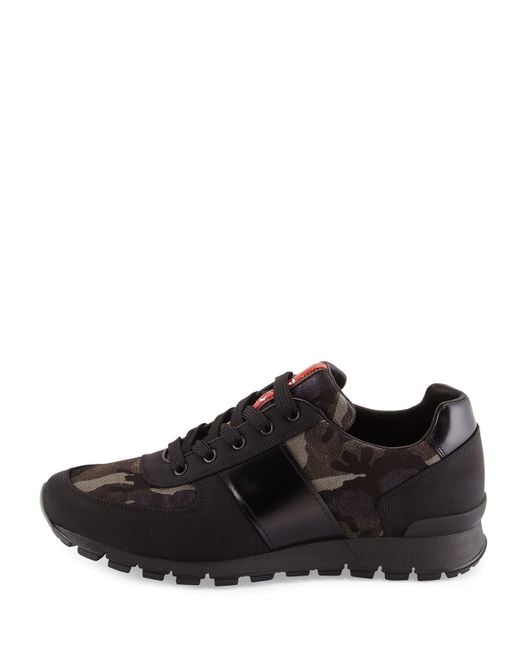 prada camo runners