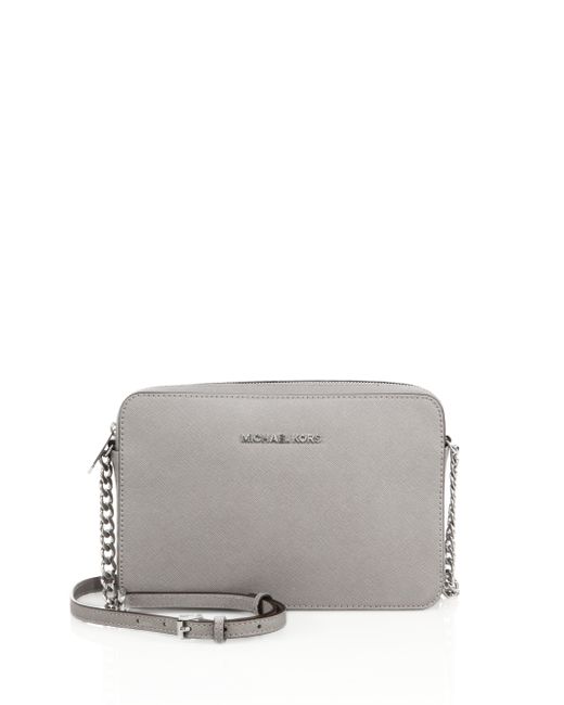 michael kors jet set tote pearl grey