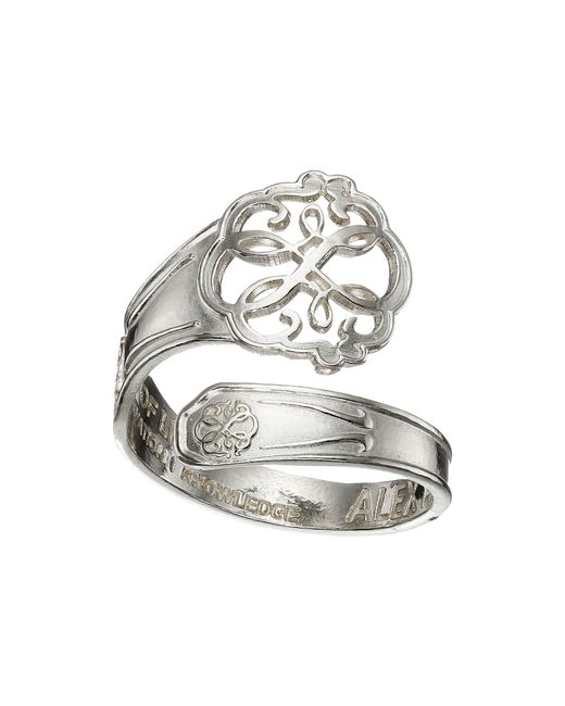 Alex and ani Spoon Ring in Silver (Silver Path of Life) | Lyst