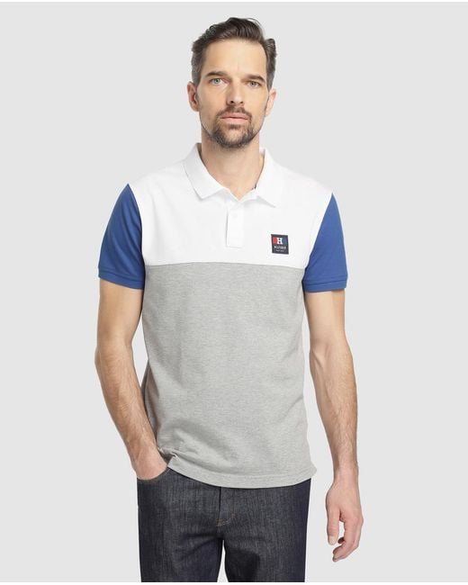 Download Tommy Hilfiger Slim-fit Multicoloured Short Sleeve Piqué ...