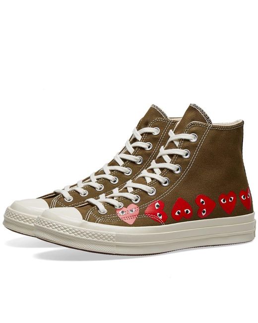 COMME DES GARÇONS PLAY Canvas Comme Des Garçons Play X Converse in ...