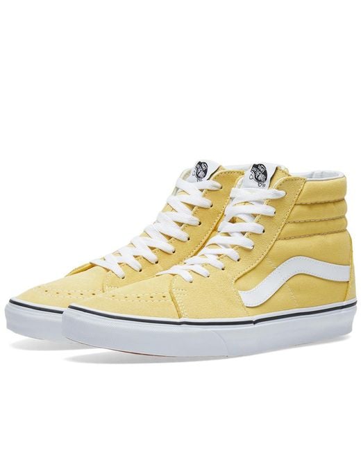 Vans Sk8hi in Yellow Lyst