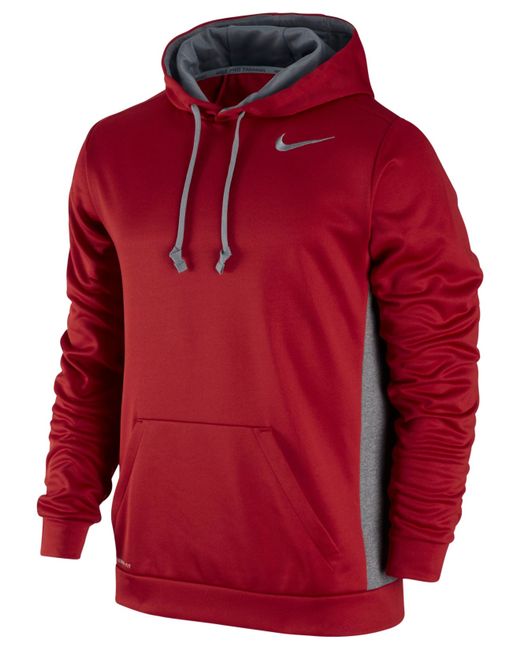 Nike Men's Ko 3.0 Therma-fit Pullover Hoodie in Red for Men (Gym Red ...