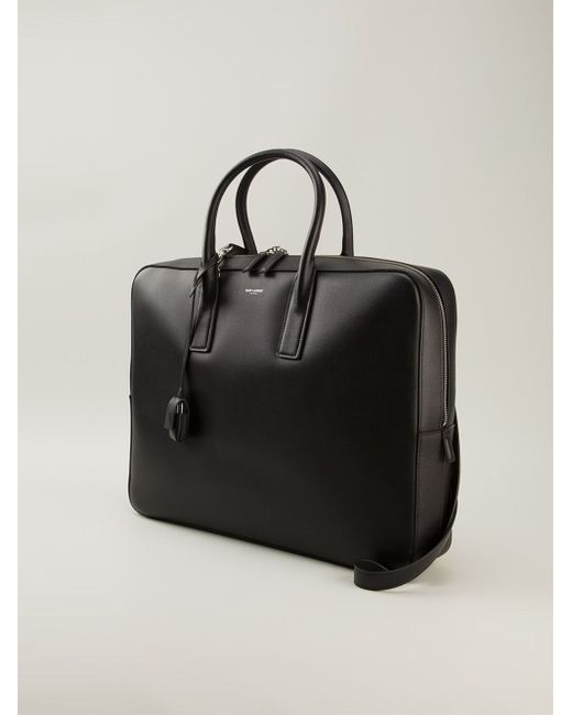 Saint laurent \u0026#39;duffle 48\u0026#39; Briefcase in Black for Men | Lyst  