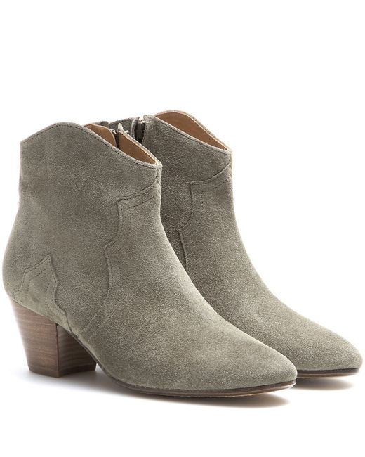 isabel marant dicker boots beige