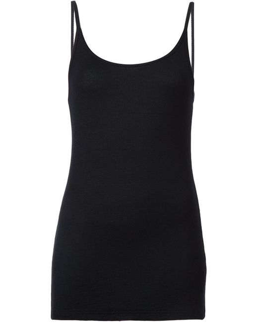 Atm Ribbed Cami Top in Black | Lyst